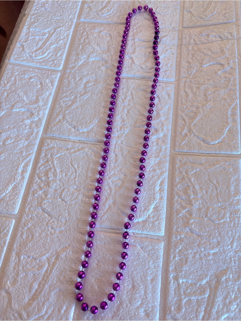 Stylish Purple Beaded Necklace - Women Hair Accessory Or Bracelet